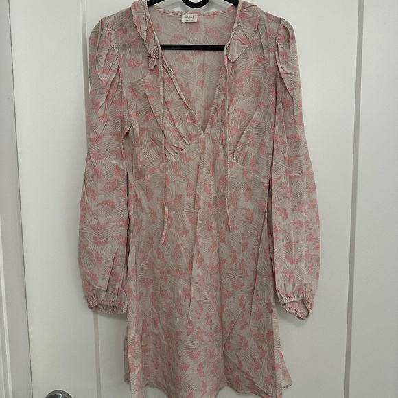 Rare Wilfred 100% Silk Babydoll Mini Dress, 0/2 - Picture 1 of 7